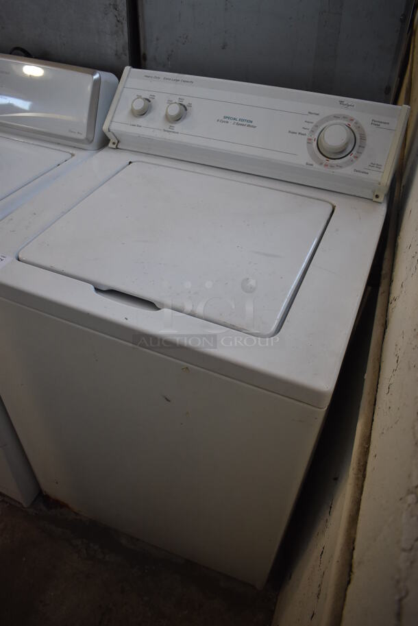Whirlpool Heavy Duty Metal Top Load Washer. 115 Volts, 1 Phase. 27x26x43 - Image 6 of 6