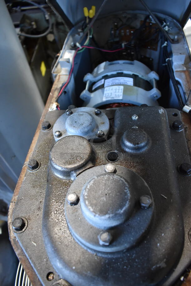 Hobart L-800C Metal Commercial Floor Style 80 Quart Planetary Dough Mixer w/ Bowl Guard. 480 Volts, 3 Phase.   - Image 6 of 12