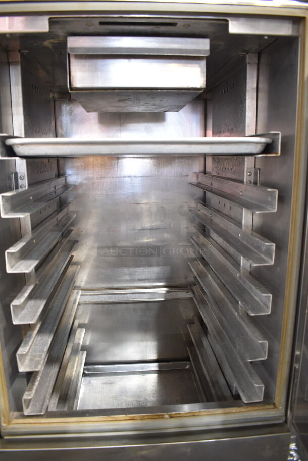 Henny Penny HC 900 Stainless Steel Commercial 2 Half Size Door Pass Through Heated Holding Cabinet on Commercial Casters. 220 Volts. - Image 5 of 6
