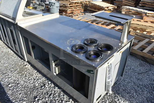 Duke Stainless Steel Commercial Subway Make Line Cashier Station. 61x34.5x44 - Image 3 of 4