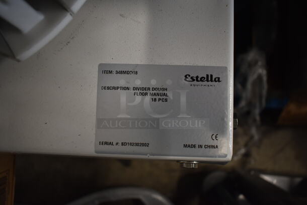 BRAND NEW SCRATCH AND DENT! Estella 348MDD18 Metal Commercial Floor Style Manual 18 Section Dough Divider. Tested and Working! - Image 10 of 11