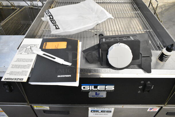 2020 Bizerba GSP HD Metal Commercial Countertop Meat Slicer w/ Blade Sharpener. 120 Volts, 1 Phase. Tested and Does Not Power On - Image 5 of 10
