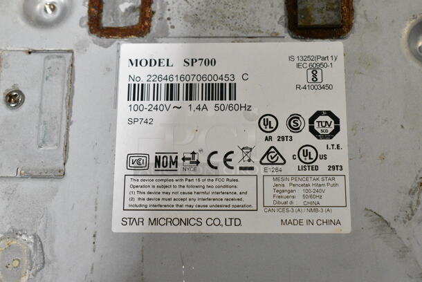 7 Various Items Including POS Monitor, Clover C300 Mini WiFi, Clover P100 Receipt Printer, S80 Credit Card Reader, Star SP700 Receipt Printer, TP Link Wireless Dual Band Router, Netgear Powerline 1200 Internet Extender. 7 Times Your Bid!  - Image 9 of 12