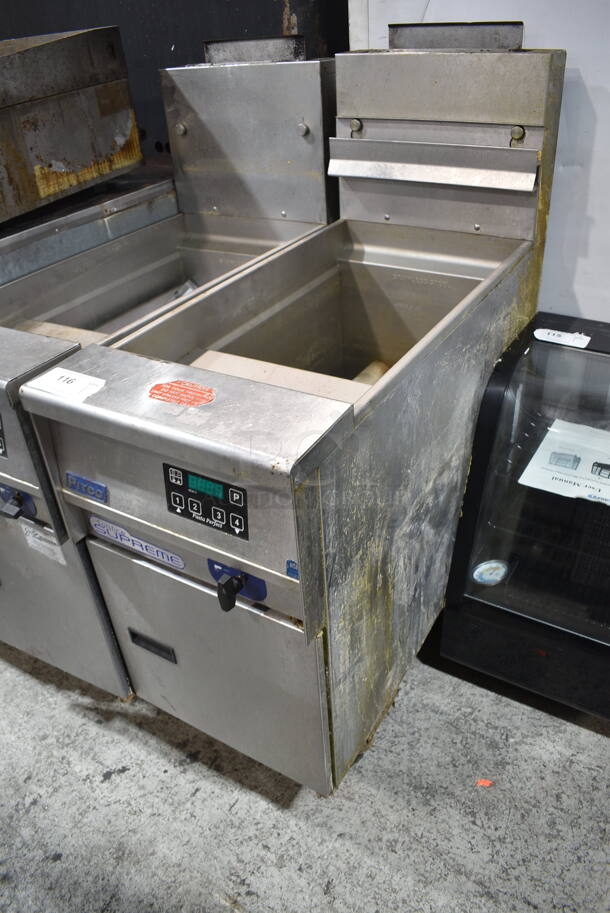 2021 Pitco Frialator SSPG14 Solstice Supreme Stainless Steel Commercial Floor Style Natural Gas Powered Pasta Cooker on Commercial Casters. 60,000 BTU. - Image 2 of 5