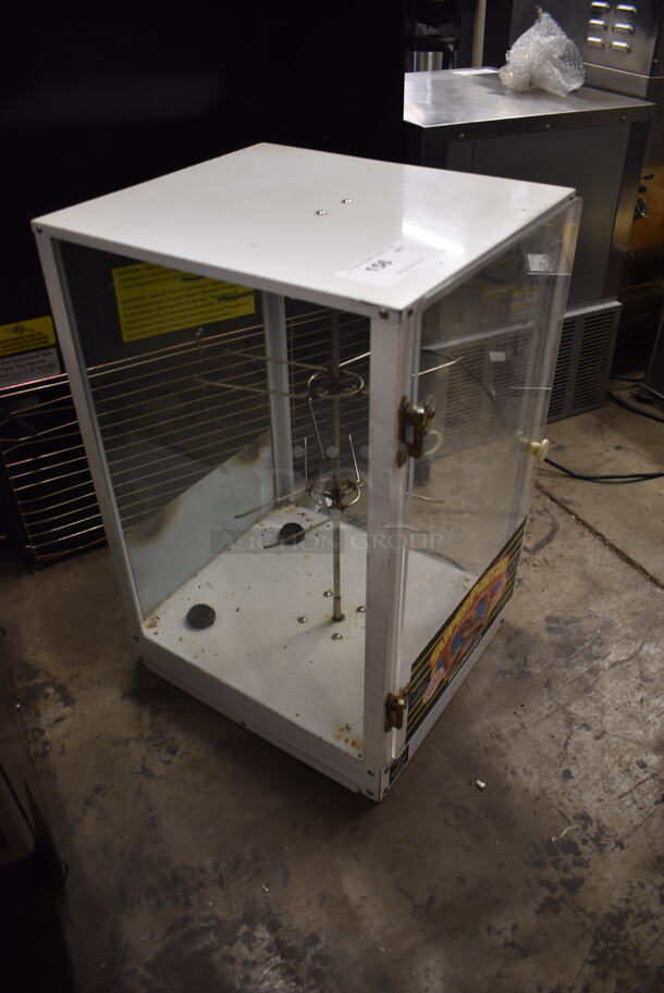 750 Commercial Electric White Countertop Pretzel Warmer And Display Case. 115 Volts, 1 Phase. Tested and Does Not Power On - Image 2 of 4