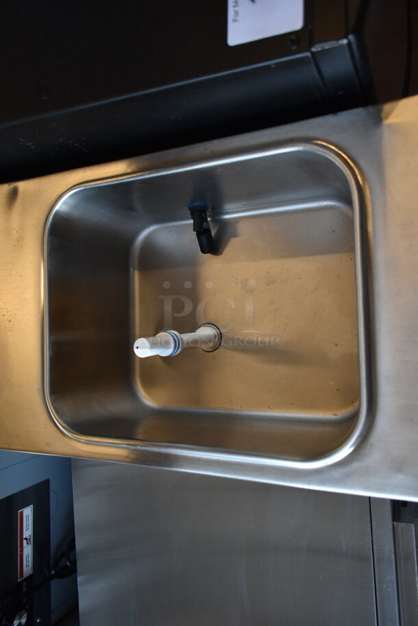 BRAND NEW SCRATCH AND DENT! 2023 Spaceman 6210-C Stainless Steel Commercial Countertop Air Cooled Single Flavor Soft Serve Ice Cream Machine with 1 Hopper. 110 Volts, 1 Phase.  - Image 6 of 7