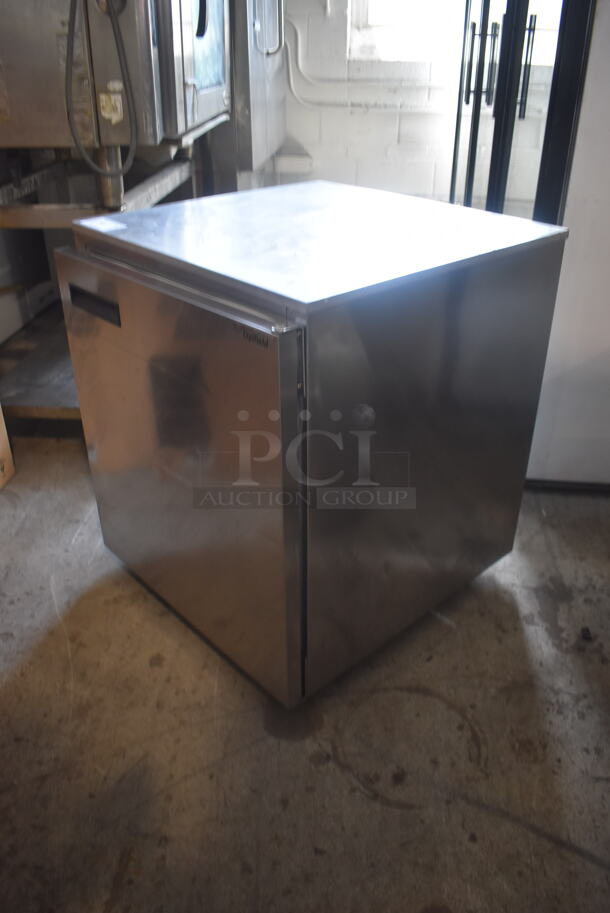Delfield 406CA-DD1 Commercial Stainless Steel One Door Undercounter Cooler With Polycoated Shelves on Commercial Casters. 115V, 1 Phase. Tested and Powers On But Does Not Get Cold - Image 3 of 7
