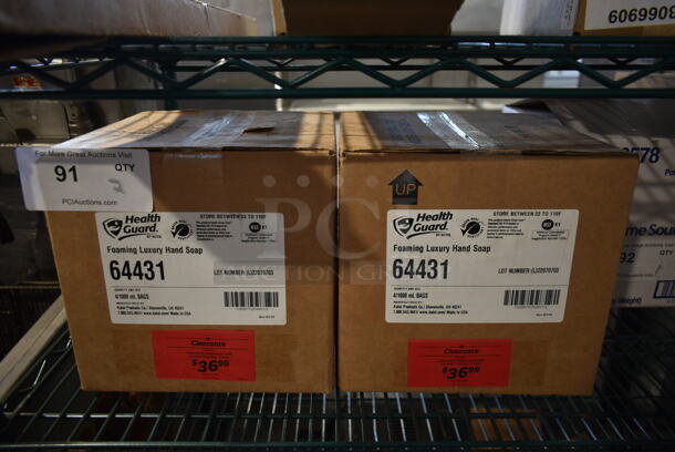 2 Boxes of BRAND NEW Health Guard 64431 Foaming Luxury Hand Soap. 2 Times Your Bid! - Image 1 of 4