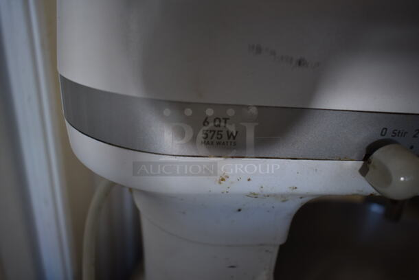 KitchenAid KP26M1XMR Metal Commercial Countertop 6 Quart Planetary Dough Mixer w/ Metal Mixing Bowl and Paddle Attachment. 120 Volts, 1 Phase. Tested and Does Not Power On - Image 6 of 8