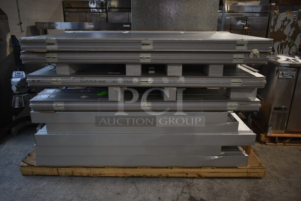 BRAND NEW SCRATCH AND DENT! AmeriKooler 6'x6'x7' Walk In Box w/ Floor. Stock Picture Used as Gallery - See Additional Pictures for Actual Box Panels - Image 2 of 10