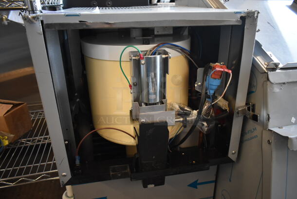 BRAND NEW SCRATCH AND DENT! 2023 Hoshizaki DCM-271BAH Stainless Steel Commercial Countertop Ice Maker and Water Dispenser - 10 lb. Storage. Front Panel Doesn't Stay On. 115 Volts, 1 Phase.  - Image 6 of 7