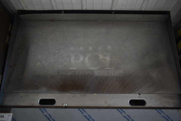 BRAND NEW SCRATCH AND DENT! LATE MODEL! Garland 372GT48GT48N Stainless Steel Commercial Countertop Gas Powered Chrome Top Flat Top Griddle w/ Regency Gas Connection Kit. - Image 8 of 11