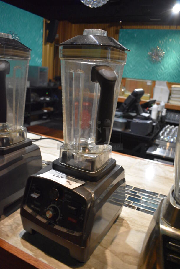 MengK HS-200D Metal Commercial Countertop Blender w/ Pitcher. 110-120 Volts, 1 Phase. 8x9x20. Item Was in Working Condition on Last Day of Business. (bar) - Image 3 of 5