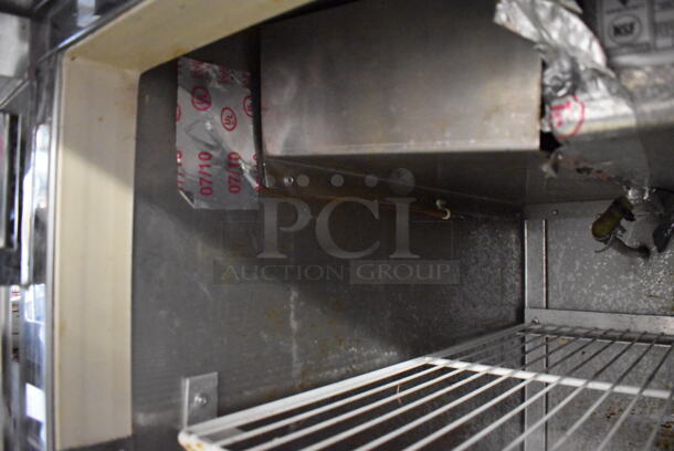 Knight Stainless Steel Commercial Pizza Prep Table Bain Marie on Commercial Casters. 120x39x52. Cannot Test Due To Plug Style - Image 9 of 9