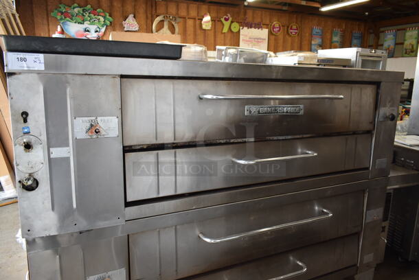 2 Bakers Pride Stainless Steel Commercial Natural Gas Powered Single Deck Pizza Oven. 2 Times Your Bid! - Image 2 of 11