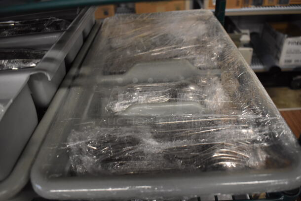 ALL ONE MONEY! Tier Lot of 6 Silverware Caddies of Various Silverware - Image 2 of 4