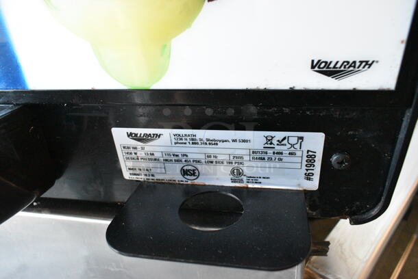 Vollrath VCBF168-37 Metal Commercial Countertop Triple 2.6 Gallon Frozen Beverage Machine. Unit Leaks Liquid. 115 Volts, 1 Phase. Tested and Working! - Image 9 of 9