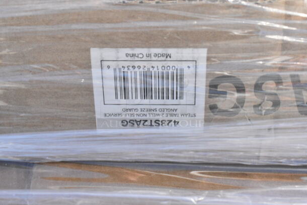 17 BRAND NEW Boxes Including HP3004992230 Vulcan 00-499223-00004 Basket, Twin Gr85, HP5928800936 Hobart 00-936547-00003 Probe And Switch Assy, HP7004108410 Vulcan 00-410841-00023 Valve,Combination,(Lp), HP3686701404 Berkel 01-404675-01158 Sharpening Assy, HP5474801100 Baxter 01-100V16-00546 Label, ServIt 423ST2ASG Angled Sneeze Guard for 2-Pan Steam Tables, YCNC167HDD/W Pactiv MealMaster 16 5/8" x 7 5/16" x 3" Full Slab White Rib Container with Dome Lid - 70/Case, OCNC-1070-DZYW, Solo TLP316-0007 Traveler White Dome Hot Cup Lid with Sip Hole - 1000/Case, 427BASEBLTDN Lancaster Table & Seating Black Steel Bolt-Down Umbrella Base. 17 Times Your Bid!  - Image 7 of 12
