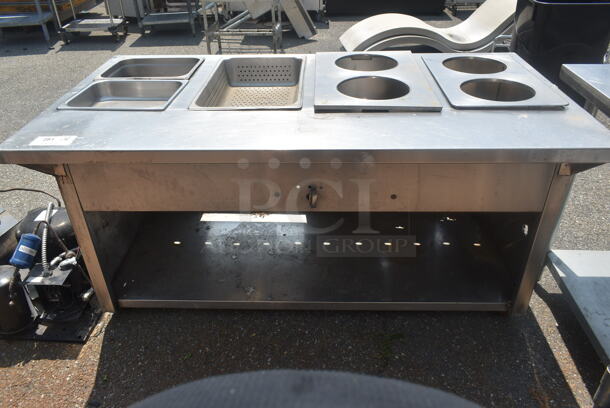 Stainless Steel Commercial Steam Table Frame w/ Under Shelf. - Image 1 of 6