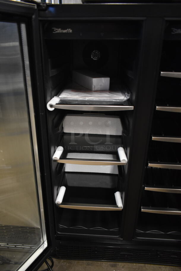 BRAND NEW SCRATCH AND DENT! Danby SBC051D1BSS 24" Built In French Door Dual Zone Beverage Fridge Wine Cooler Merchandiser. 115 Volt, 1 Phase. Tested and Working! - Image 2 of 5