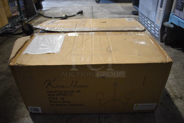 BRAND NEW SCRATCH AND DENT! Kira Home RV-CCO20-WB Light Fixture.  - Image 5 of 5