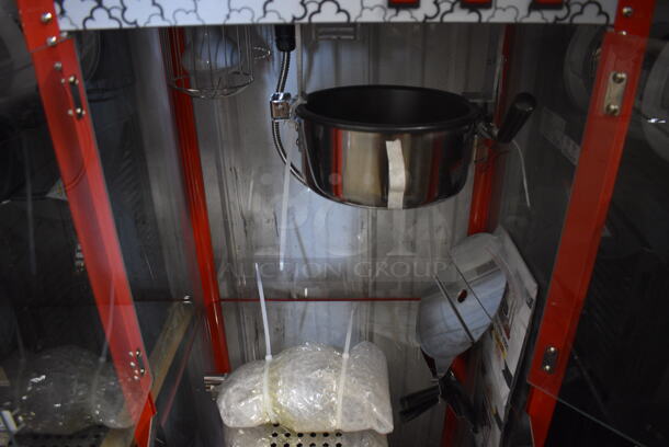 BRAND NEW IN BOX! Carnival King Model 382PM30R Metal Commercial Countertop Popcorn Machine. 110 Volts, 1 Phase. 22x16.5x30 - Image 6 of 10