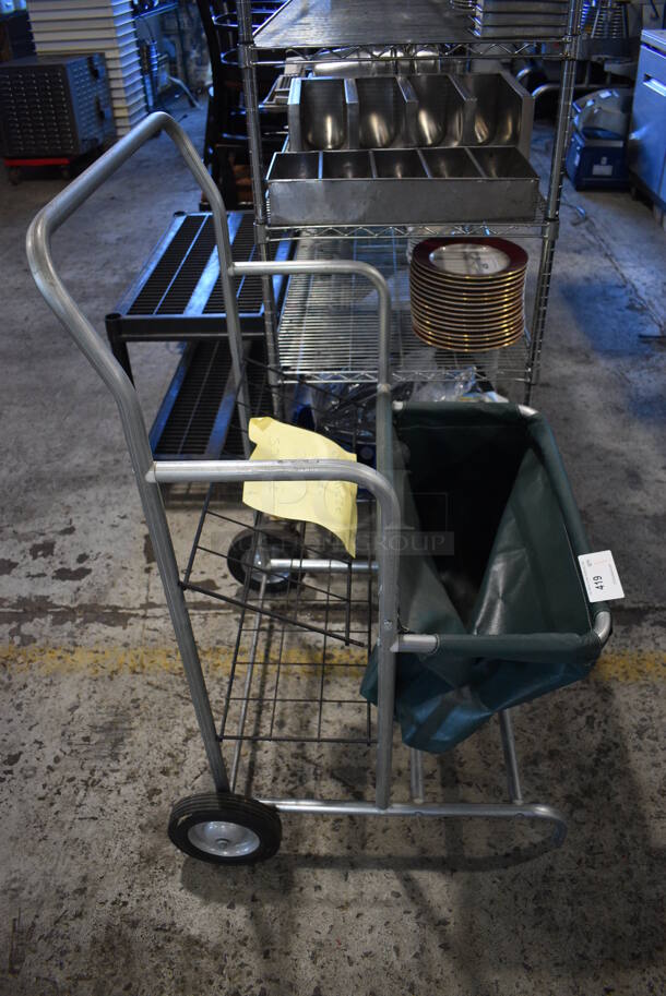 Metal Cart on Commercial Casters. 26x26x46 - Image 5 of 5