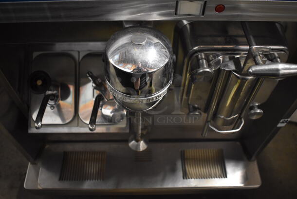 Taylor B415-22 Commercial Stainless Steel Countertop Air Cooled Soft Serve Freezer With One Hopper. 208V, 1 Phase.  - Image 5 of 10