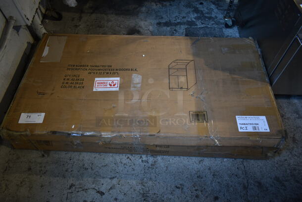 BRAND NEW IN BOX! Lancaster Table & Seating 164WAITRS1BK 46" Black Host Station / Host Podium - Image 2 of 5