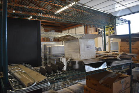 ALL ONE MONEY! Tier Lot of Various Items Including Metal Panels and Metal Towel Dispenser