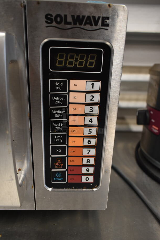 2018 Solwave 180MW1000SS Stainless Steel Commercial Countertop Microwave Oven. 120 Volts, 1 Phase. - Image 3 of 7