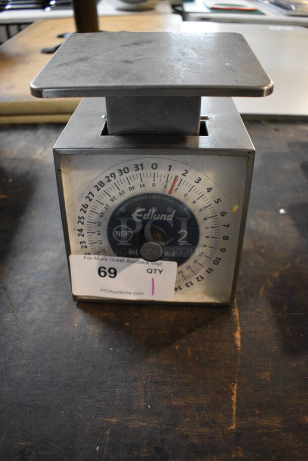 Edlund SR-2 Metal Countertop Food Portioning Scale. 7x9x9