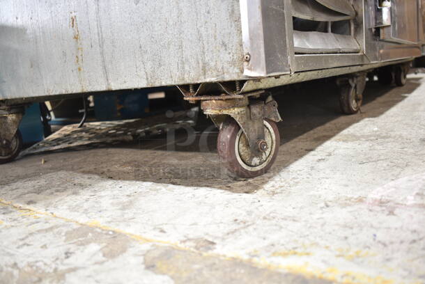 2016 Leader LB72 S/C Stainless Steel Commercial 3 Door Undercounter Cooler on Commercial Casters. 115 Volts, 1 Phase. Tested and Working! - Image 2 of 7