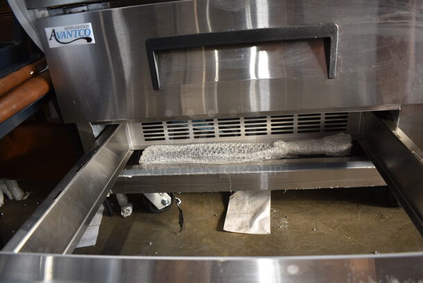 BRAND NEW SCRATCH AND DENT! 2024 Avantco 178CBE72HC Stainless Steel Commercial 4 Drawer Chef Base on Commercial Casters. 115 Volts, 1 Phase. Tested and Working! - Image 6 of 8