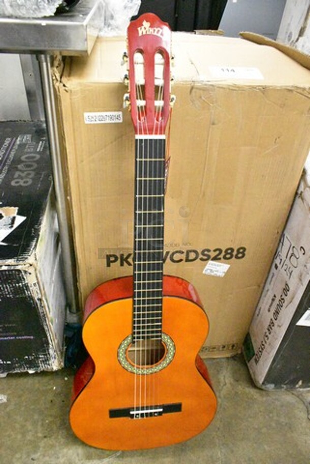 4 Items Including Schecter R022110323 Diamond Series 6 String Guitar, Marshall MG15FX Guitar Amp, Winzz 6 String Guitar in Soft Guitar Case, Guitar in TKL 0996475000 Case. 4 Times Your Bid!  - Image 7 of 12