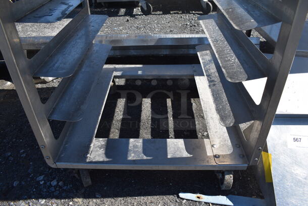 Metal Commercial Pan Transport Rack on Commercial Casters. 25.5x27x35 - Image 3 of 3