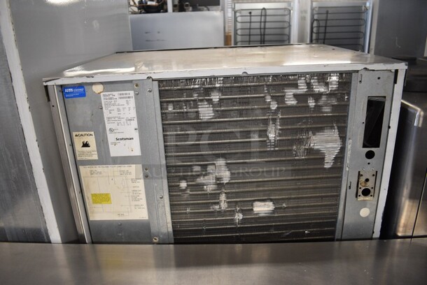 Scotsman Prodigy Model C0630SA-32B Stainless Steel Commercial Air Cooled Ice Machine Head on Commercial Ice Bin. 208/230 Volts, 1 Phase. 30x33x61.
 - Image 6 of 7