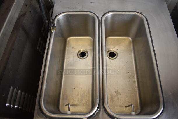 2015 Stoelting Model SF121-38I2 Stainless Steel Commercial Countertop Air Cooled 2 Flavor w/ Twist Soft Serve Ice Cream Machine. 208-230 Volts, 1 Phase. 22x32x32 - Image 5 of 6