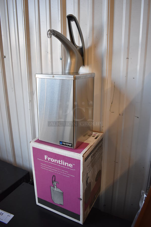 3 BRAND NEW IN BOX! San Jamar Frontline Condiment Dispensers. 7x9x20. 3 Times Your Bid! - Image 7 of 8