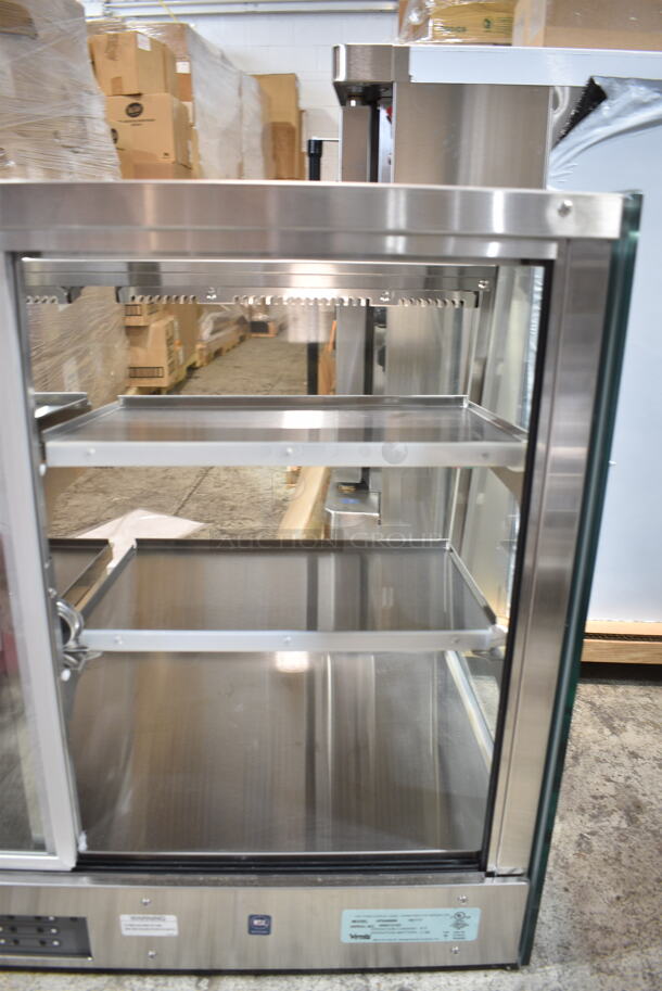 BRAND NEW! Vendo HFD000006 Stainless Steel Commercial Countertop Heated Display Case Merchandiser. 115 Volts, 1 Phase. Tested and Working! - Image 5 of 9