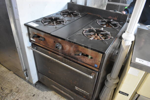 Garland Metal Commercial Propane Gas Powered 4 Burner Range w/ Oven. 30x33x40.5 - Image 2 of 6
