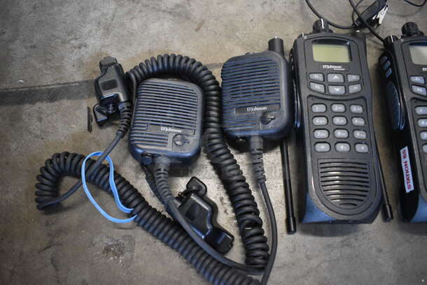 ALL ONE MONEY! Lot of 2 EF Johnson Radios, 2 EF Johnson Mics, Motorola Radio and Zebra TC51 Android Barcode Terminal - Image 3 of 5
