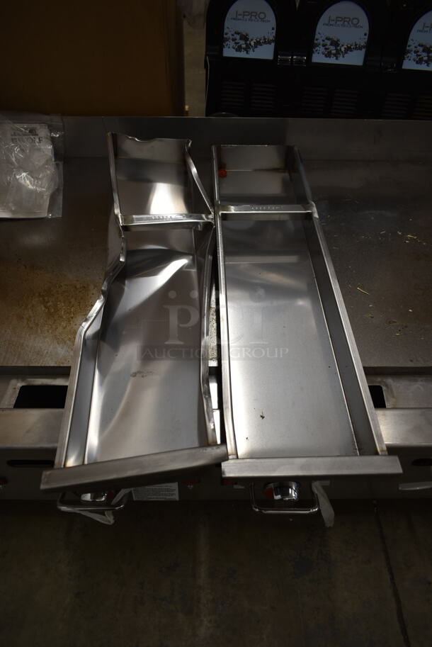 Wolf 960RX-101 Stainless Steel Commercial Countertop Natural Gas Powered Flat Top Griddle. 135,000 BTU. - Image 4 of 8