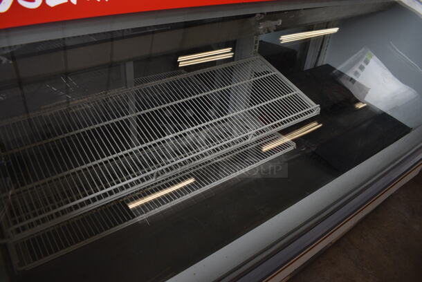 Metal Commercial Floor Style Refrigerated Deli Display Case. 76x37x46. Tested and Powers On But Does Not Get Cold - Image 3 of 5