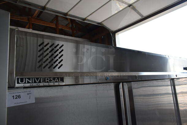 Universal RIFI-81 81" Stainless Steel Three Solid Door Reach-In Freezer, 72 Cu. Ft. Tested and Does Not Power On. - Image 9 of 9