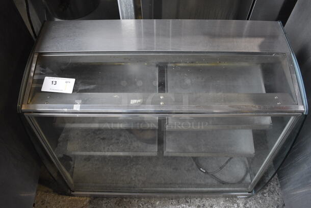 Vendo Stainless Steel Commercial Countertop Warming Merchandiser Display Case. 115 Volts, 1 Phase. 35x20x28. Tested and Working! - Image 4 of 6