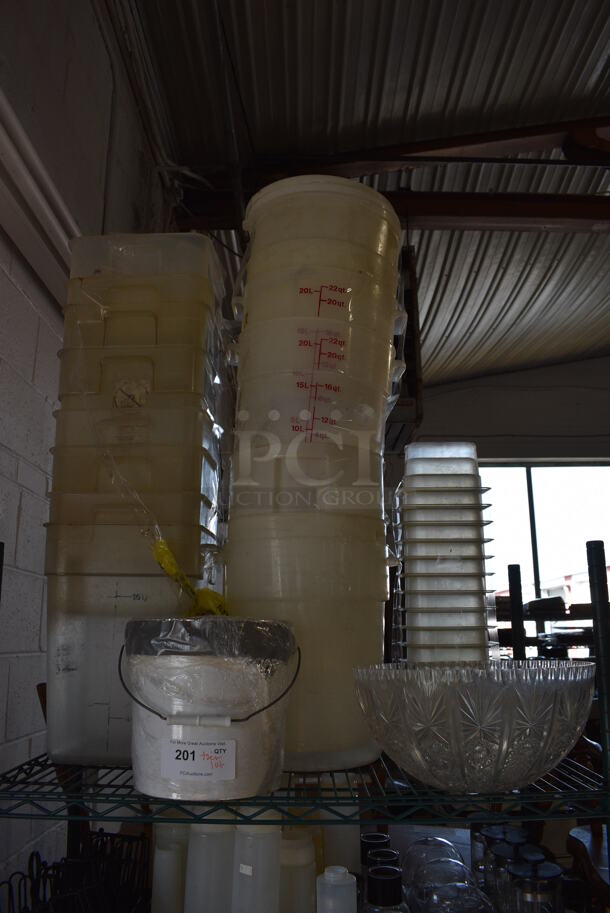 ALL ONE MONEY! Tier Lot of Various Poly Bins! - Image 1 of 5
