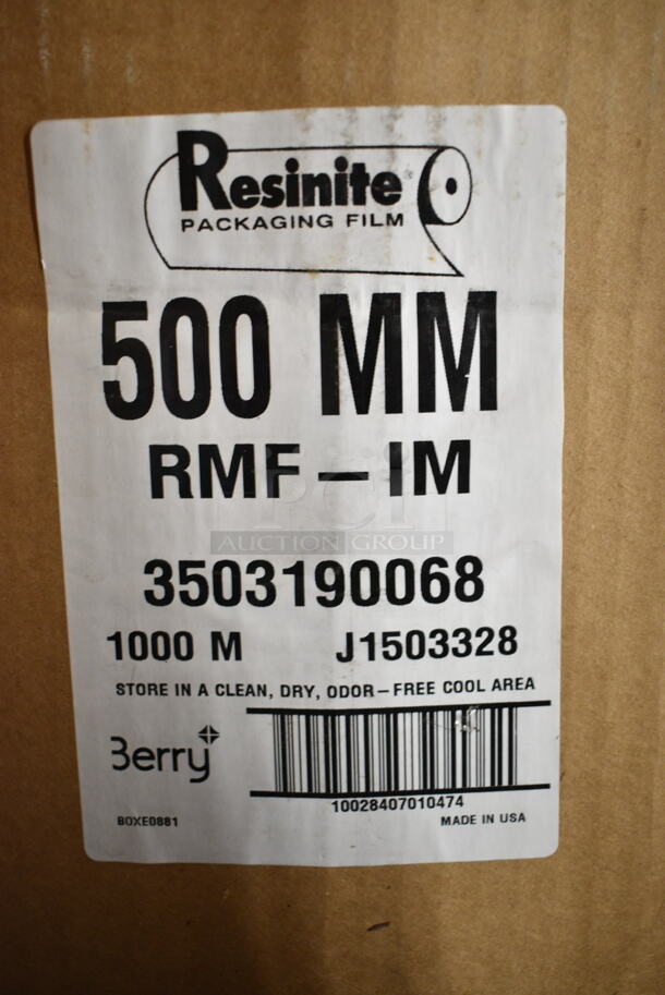15 BRAND NEW Boxes of 500mm RMF-IM 1000M Meat / Produce Film. 15 Times Your Bid!  - Image 6 of 6