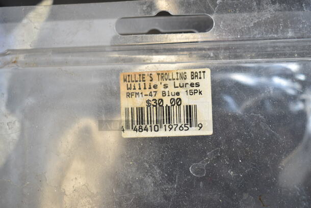 ALL ONE MONEY! Lot of RFM1-47 Blue Fishing Lures - Image 3 of 3
