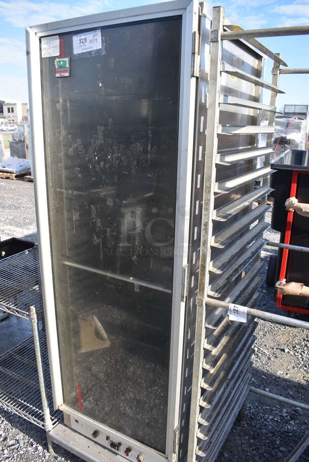 Wilder Metal Commercial Enclosed Pan Transport Rack on Commercial Casters. 25x31x70 - Image 3 of 5